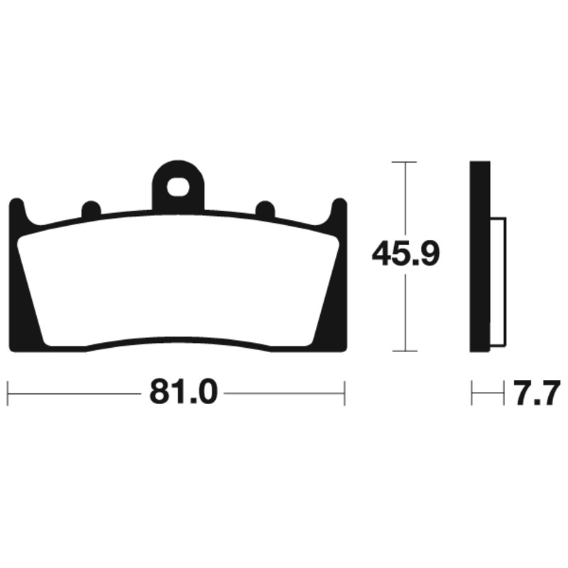 Plaquettes de frein TECNIUM Performance métal fritté - MF243