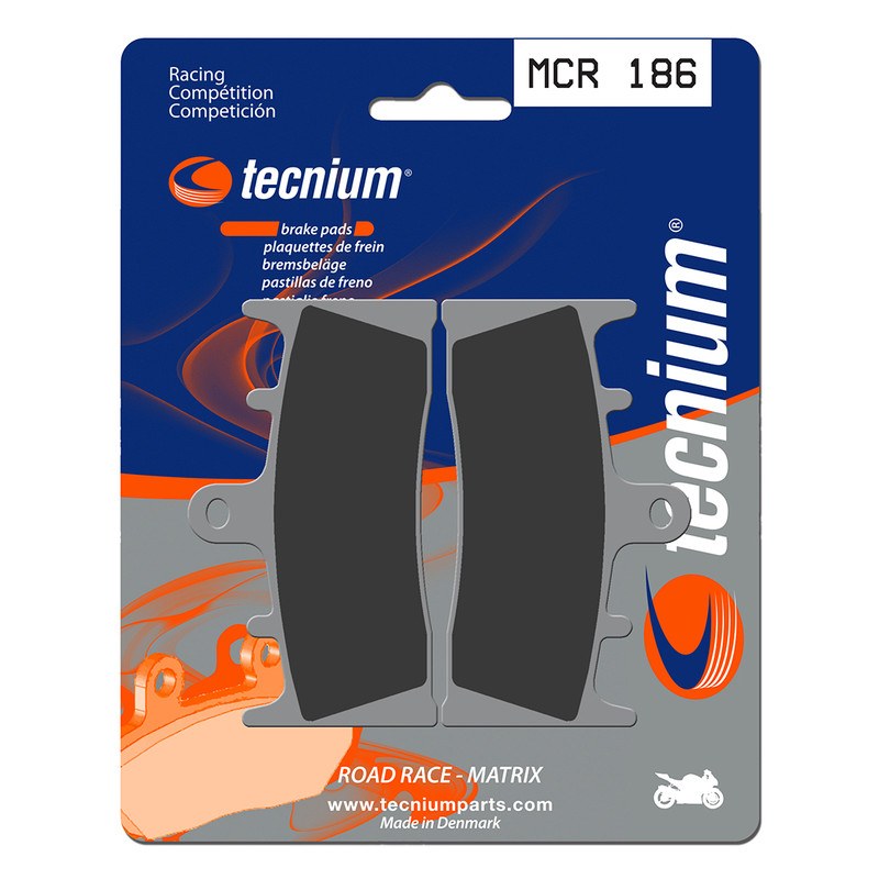 Plaquettes de frein TECNIUM Racing métal fritté carbone - MCR186