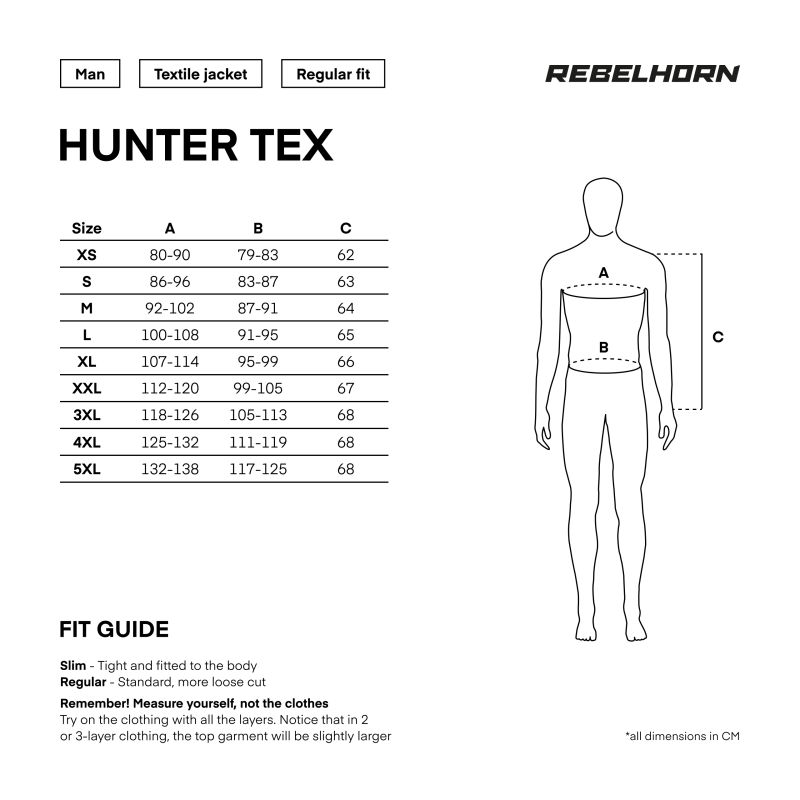 Blouson Rebelhorn Hunter Textile Noir