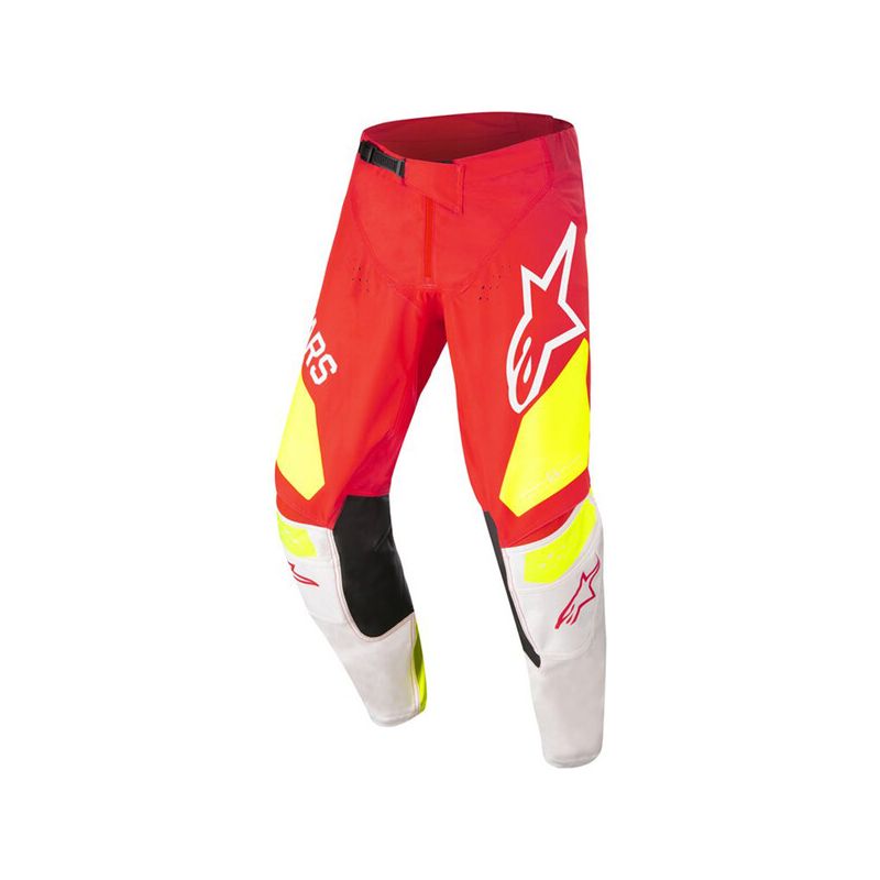 Pantalon Youth Racer Factory Alpinestars Red Fluo White Yellow Fluo