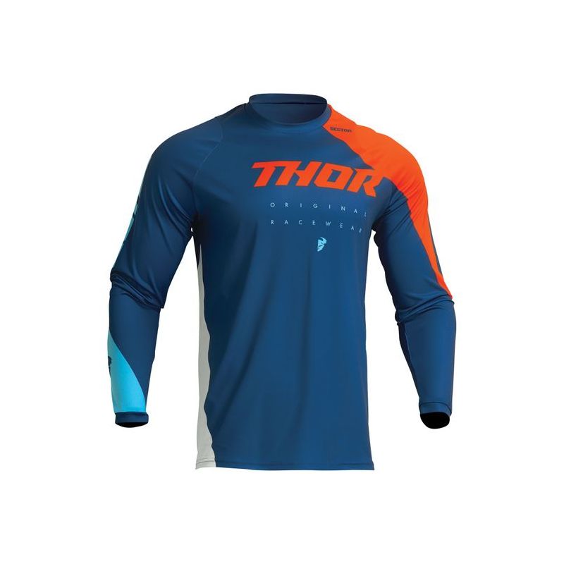 Maillot Thor Sector Youth Edge Red/Blue/Orange