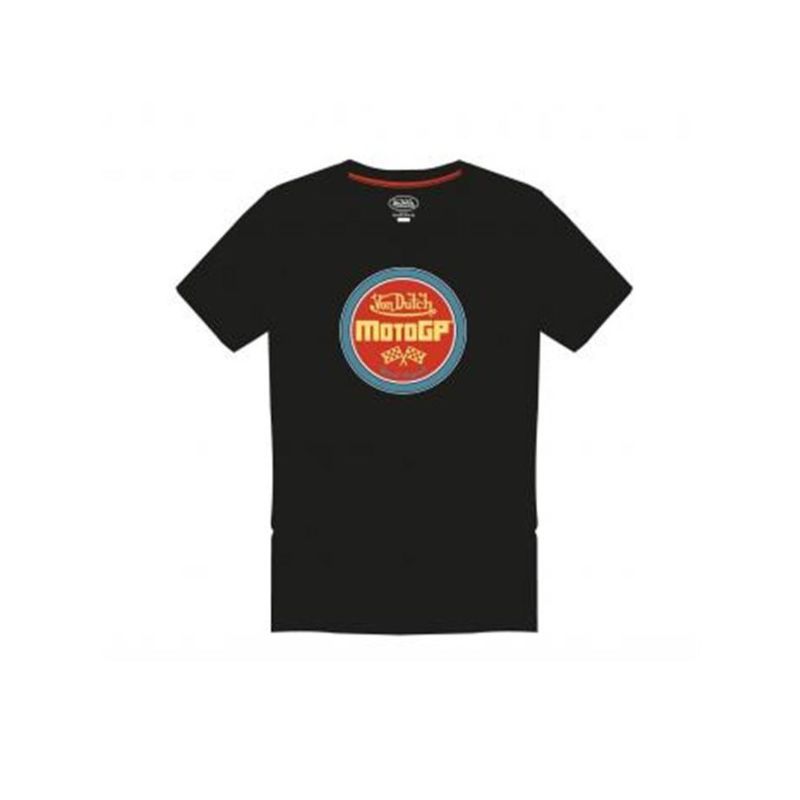 T-shirt Von Duch Live Moto GP Noir/Orange