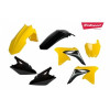 Kit plastiques POLISPORT jaune/noir Suzuki RM-Z250