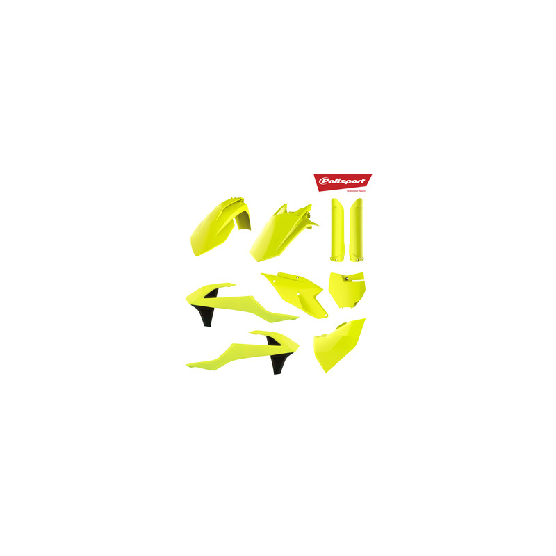 Kit plastique POLISPORT jaune fluo KTM SX/SX-F