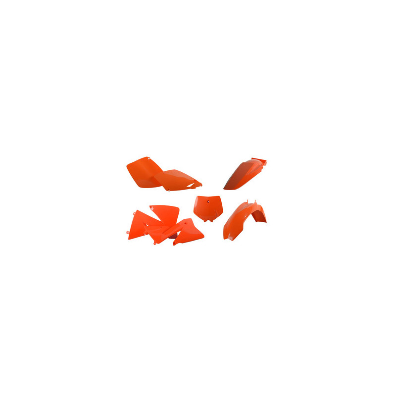 Kit plastique POLISPORT orange - KTM EXC/EXC-F