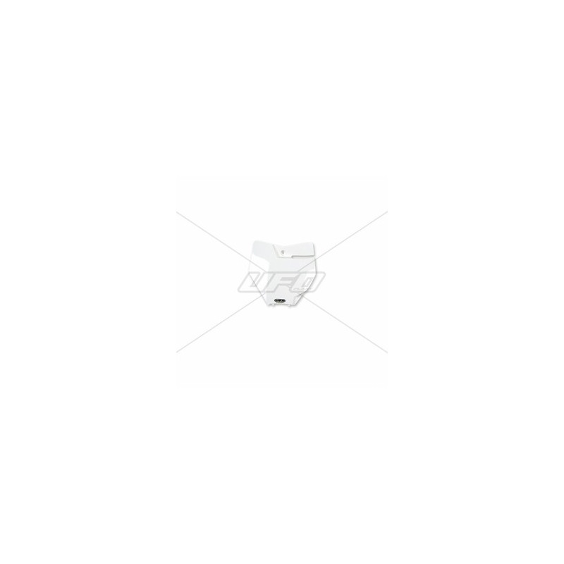 Plaque numéro frontale UFO blanc KTM