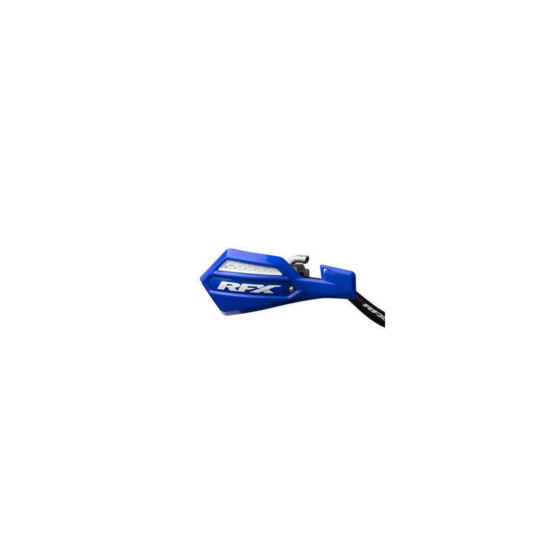 Protège-mains RFX série 1 (Bleu/Blanc) avec kit de montage