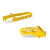 Kit guide chaîne + patin de bras oscillant POLISPORT jaune Suzuki