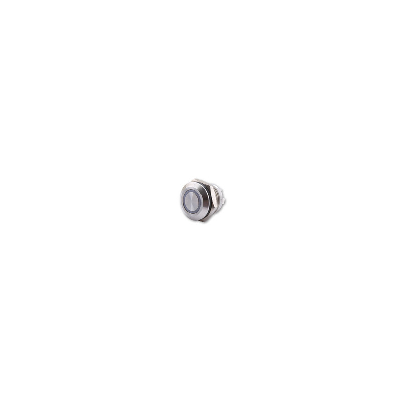 Bouton HIGHSIDER inox avec anneau lumineux LED (M12)