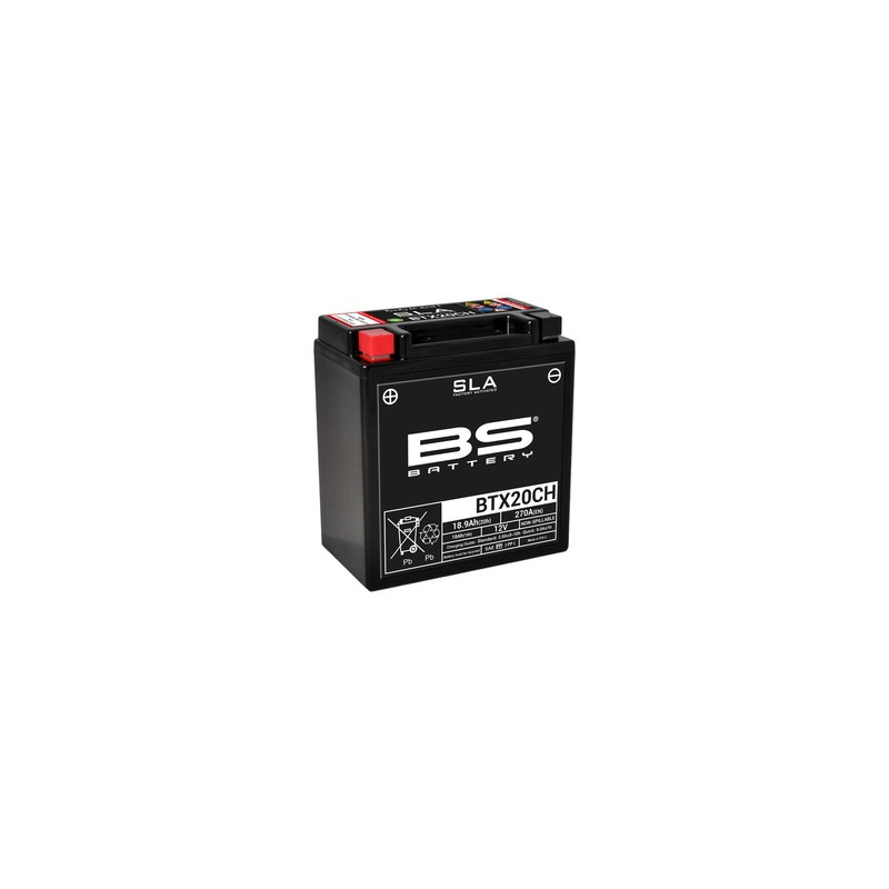 Batterie BS BATTERY SLA sans entretien activé usine - BTX20CH
