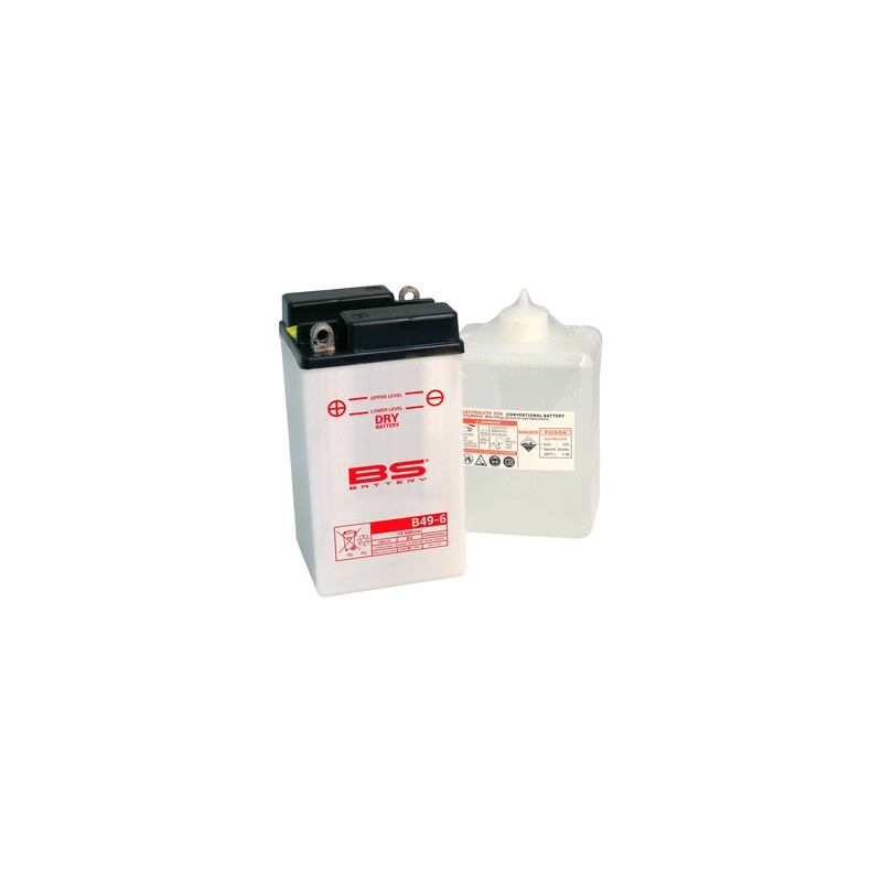 Batterie BS BATTERY conventionnelle avec pack acide - B49-6