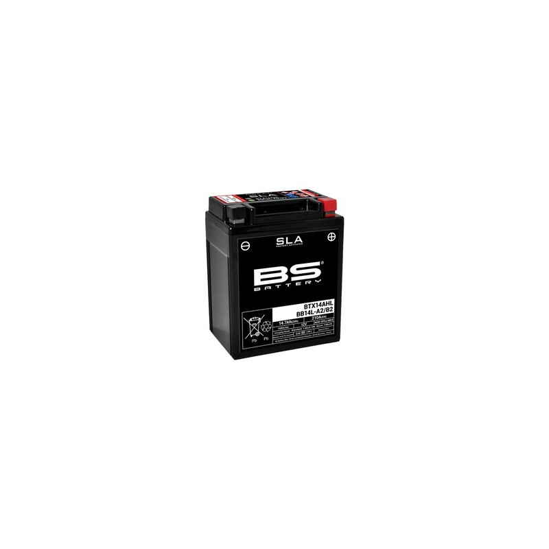 Batterie BS BATTERY SLA sans entretien activé usine - BTX14AHL / BB14L-A2/B2