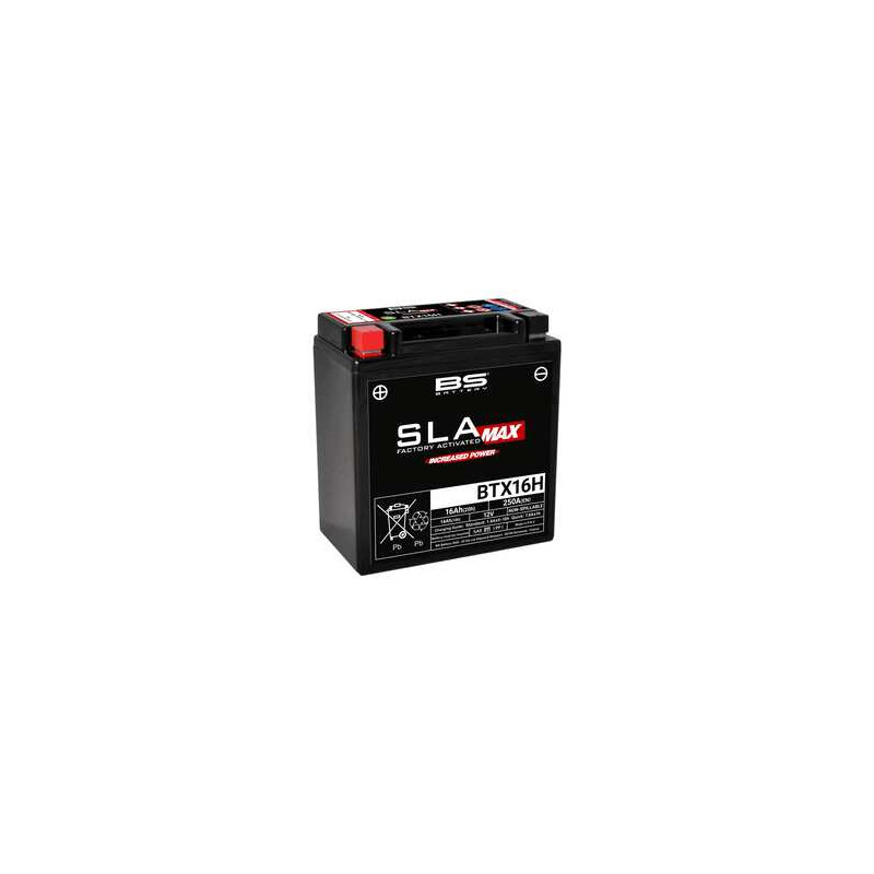 Batterie BS BATTERY SLA Max sans entretien activé usine - BTX16H
