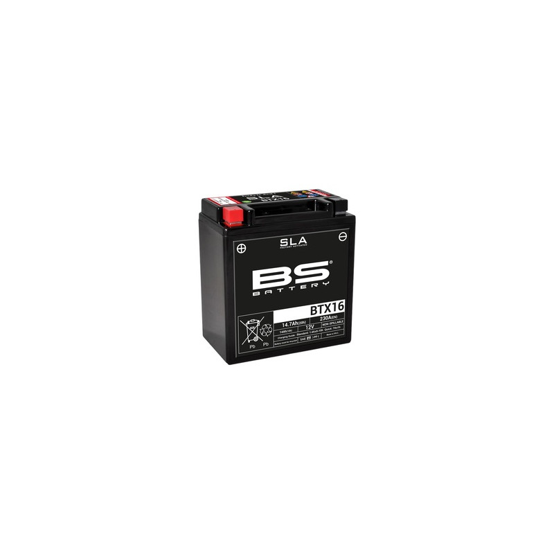 Batterie BS BATTERY SLA sans entretien activé usine - BTX16