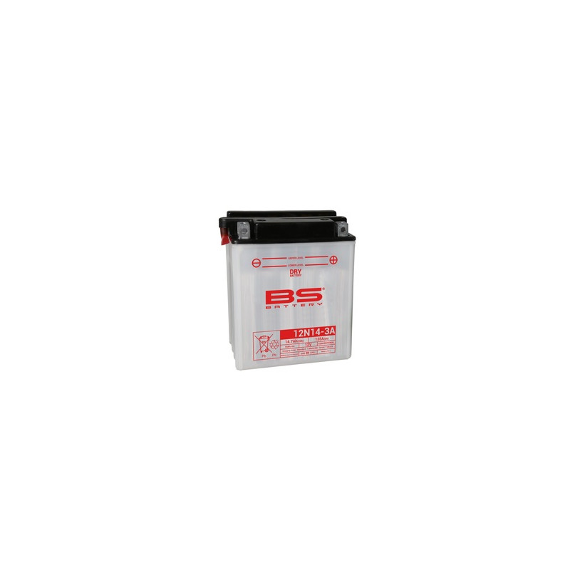 Batterie BS BATTERY conventionnelle avec pack acide - 12N14-3A
