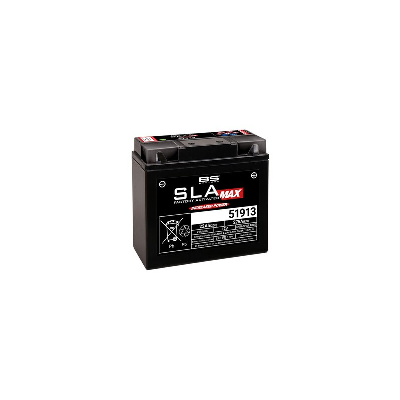 Batterie BS BATTERY SLA Max sans entretien activé usine - 51913