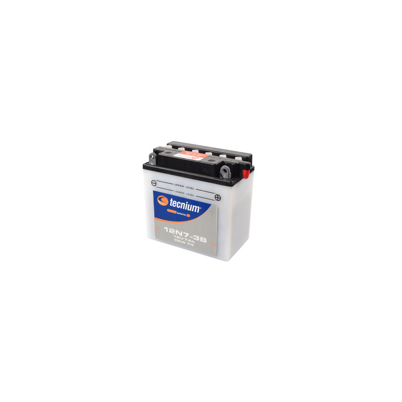 Batterie TECNIUM conventionnelle avec pack acide - 12N7-3B