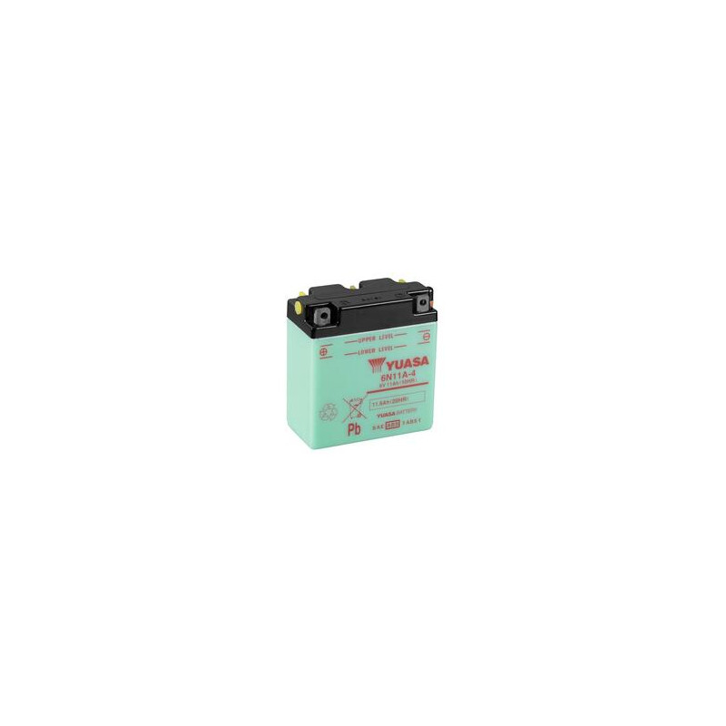 Batterie YUASA conventionnelle sans pack acide - 6N11A-4