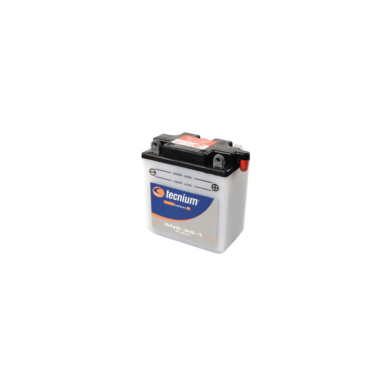 Batterie TECNIUM conventionnelle avec pack acide - 6N6-3B-1