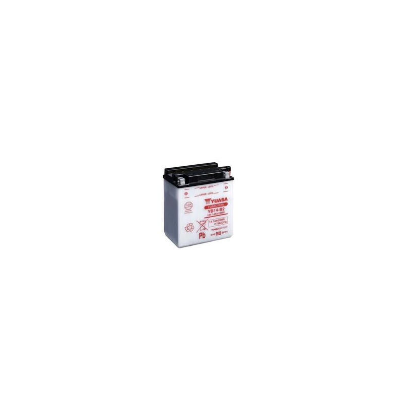 Batterie YUASA conventionnelle sans pack acide - YB14-B2