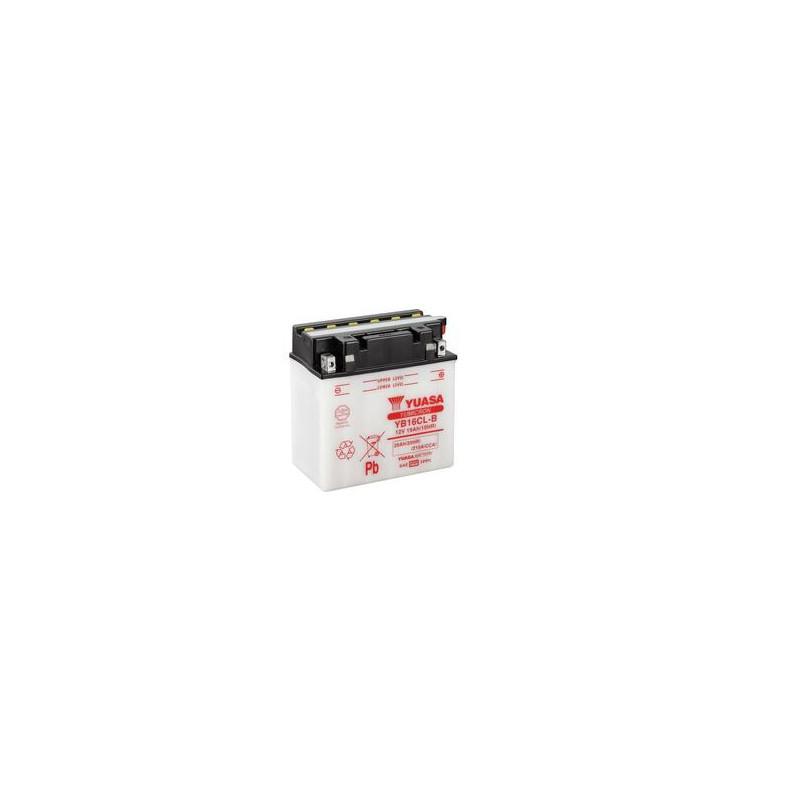 Batterie YUASA conventionnelle sans pack acide - YB16CL-B