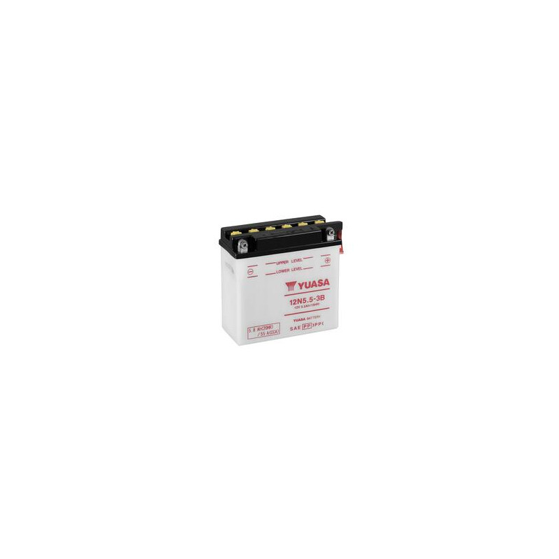 Batterie YUASA conventionnelle sans pack acide - 12N5-3B