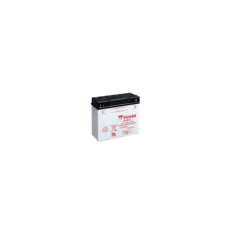 Batterie YUASA conventionnelle sans pack acide - 51814