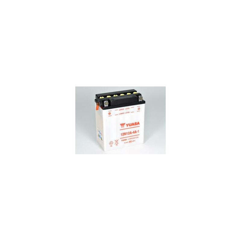 Batterie YUASA conventionnelle sans pack acide - 12N12A-4A-1