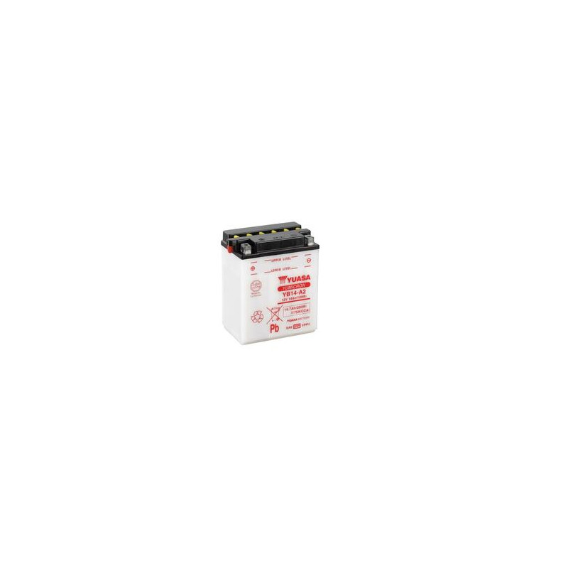 Batterie YUASA conventionnelle sans pack acide - YB14-A2