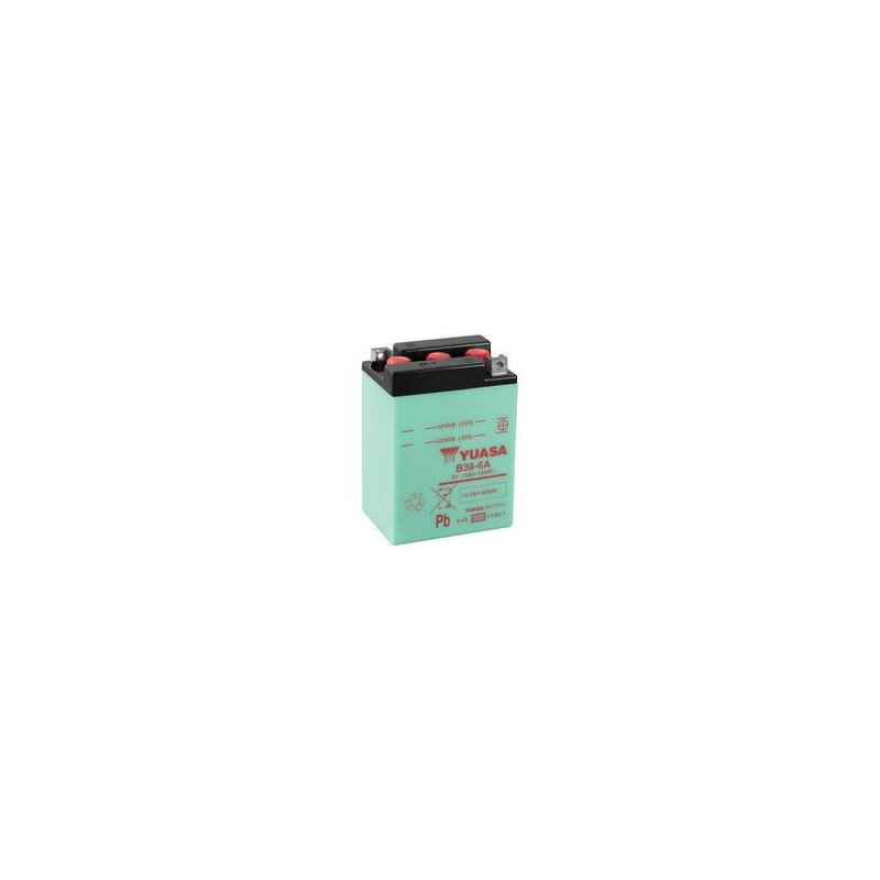 Batterie YUASA conventionnelle sans pack acide - B38-6A