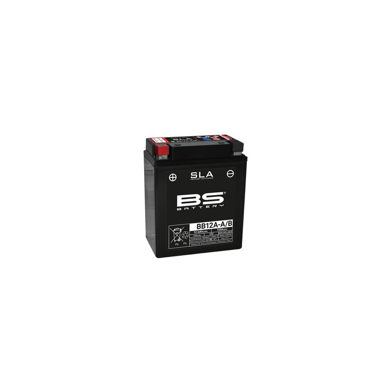 Batterie BS BATTERY SLA sans entretien activé usine - BB12A-A/B FA