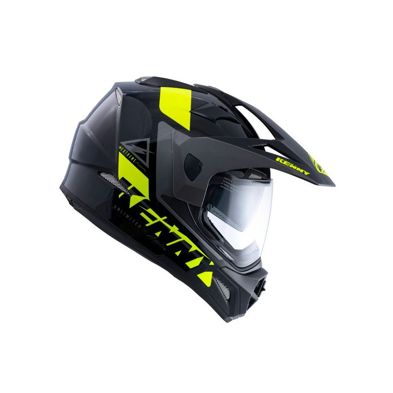 Casque Kenny Extrem Black Neon Yellow