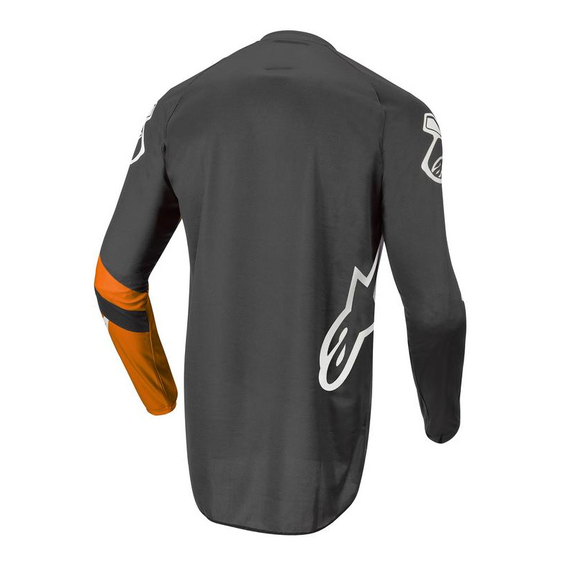 Maillot Fluid Chaser Alpinestars Anthracite/Coral Fluo