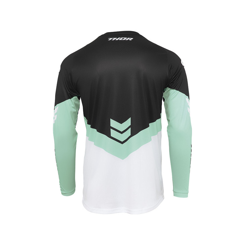 Maillot Sector Chev Thor Noir/Blanc/Mint