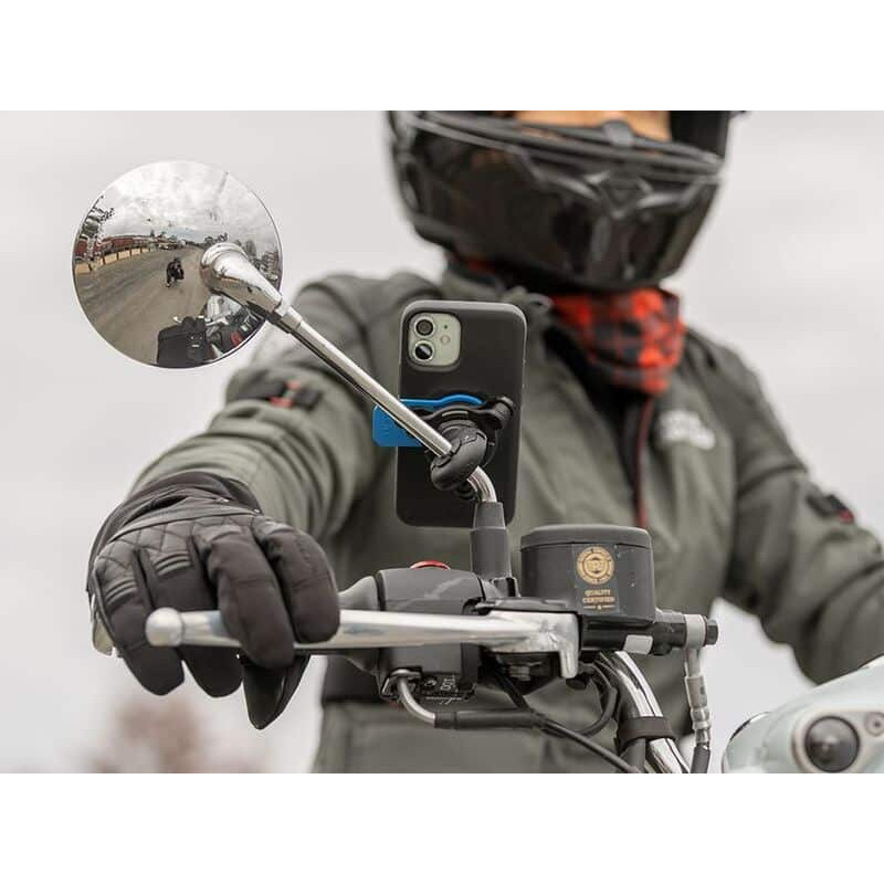 Coque iPhone 13 pro Quad lock - Équipement moto